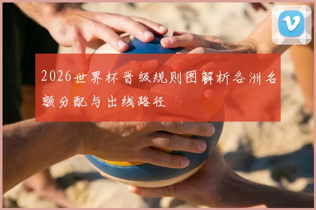 2026世界杯晋级规则图解析各洲名额分配与出线路径